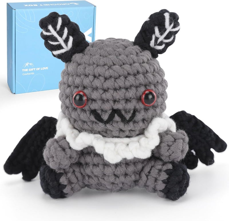 CrochetBox Crochet Kit for Beginners Adults - Starters Crochet Kit, Beginners Crocheting Kitting for Adults Teen, Craft Gifts with Crochets Yarns, Hook, Step-by-Step Video, Instruction - Image 1
